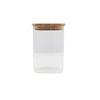 BOCAL VERRE COUVERCLE BAMBOU 800ML - Visuel 0